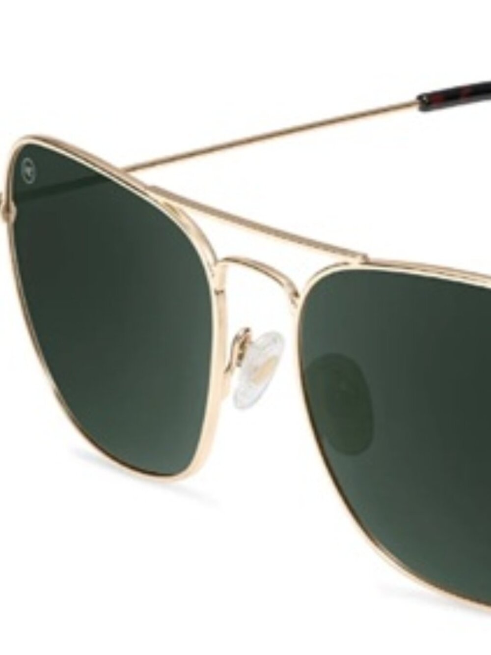 Knockaround Mount Evans Polarized Sunglasses, Gold/Aviator Green, Unisex, New